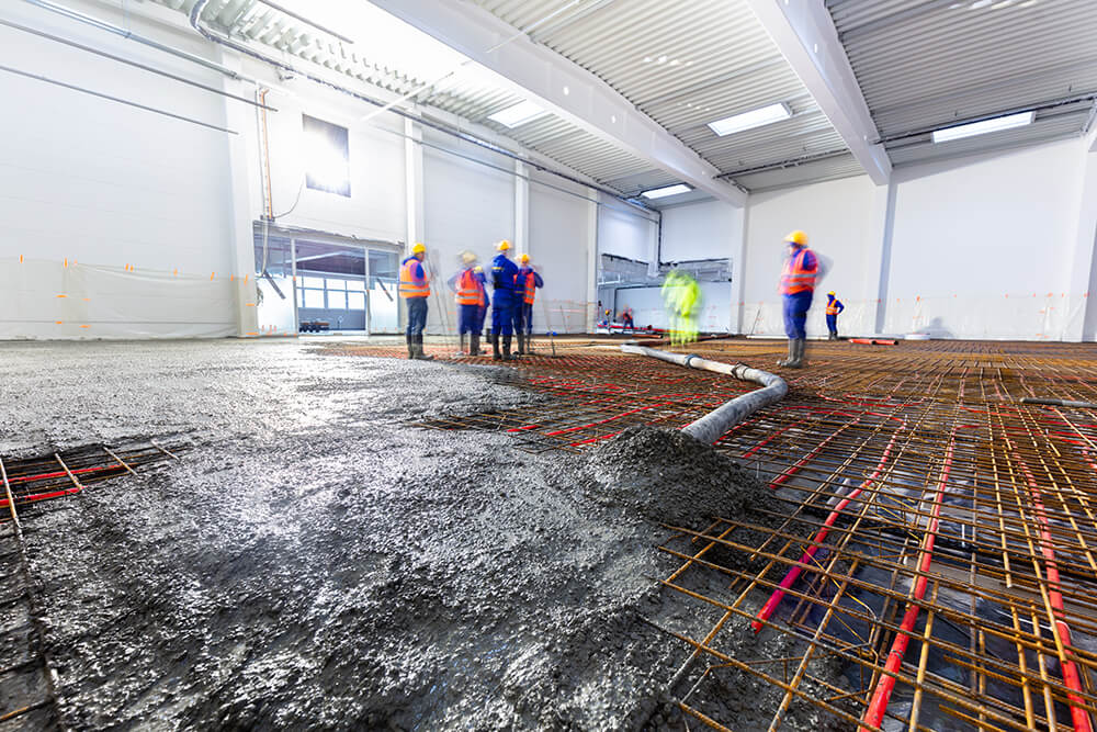 underfloor heating screeding